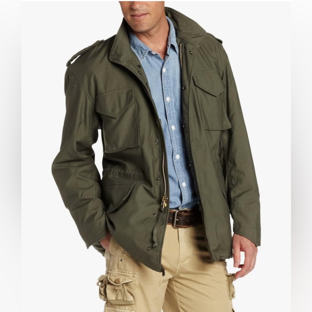 Vtg ‘90 Alpha Industries M-65 Field Jacket Classic Oversized Military Field Coat